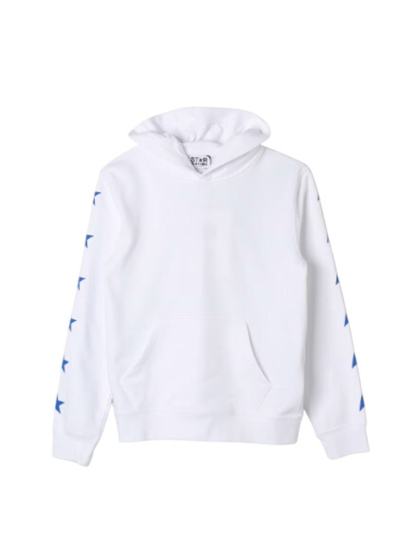 Kids White Graphic Hoodie 1