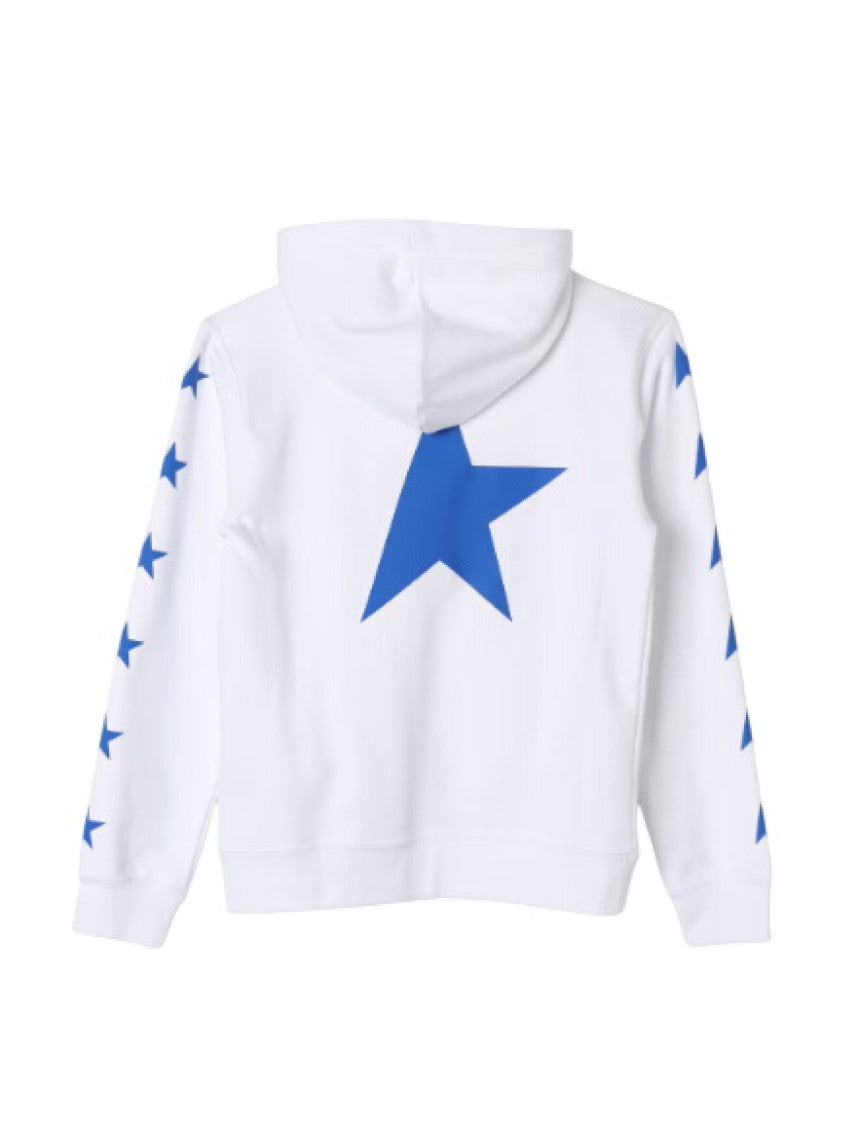Kids White Graphic Hoodie 2