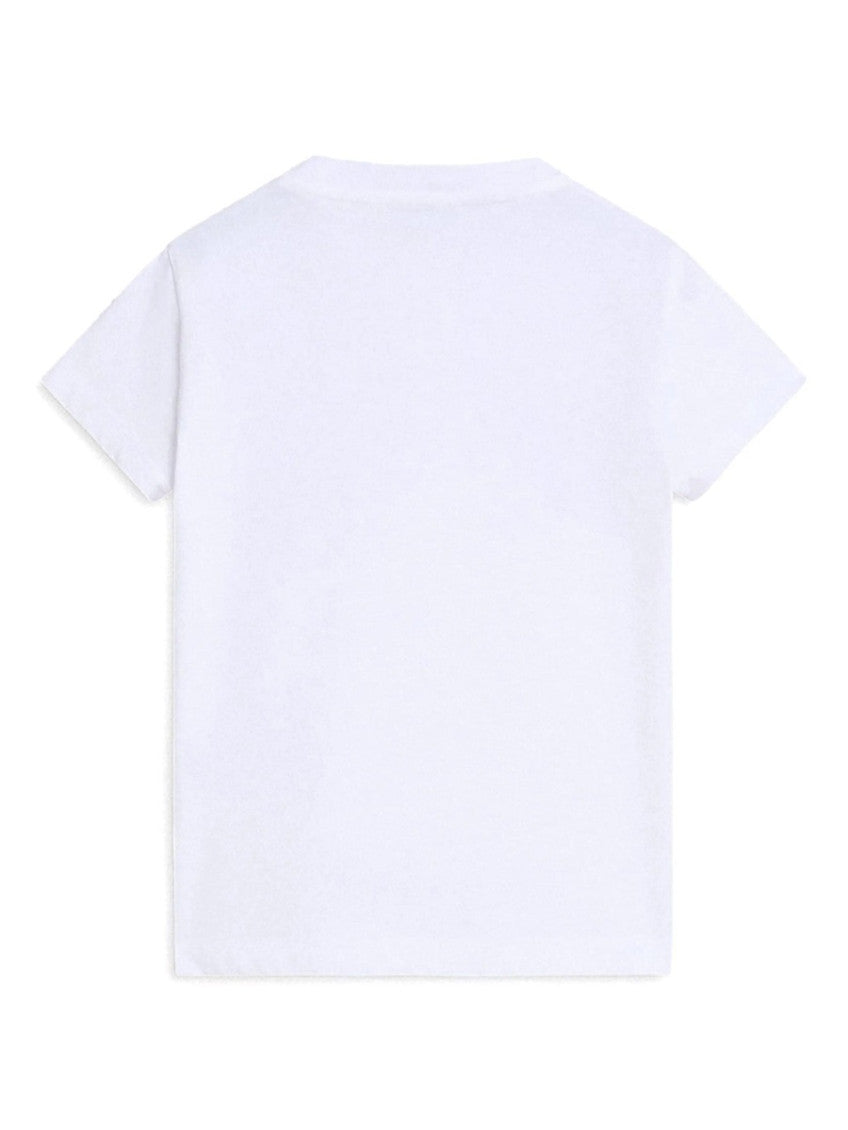 Girls White Graphic T-Shirt 2