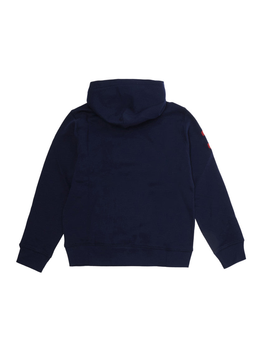 Boys Blue Logo Hoodie 2