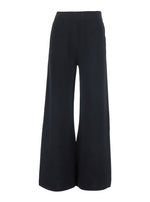 Black Relaxed Elasticated Pants 1