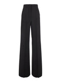 Black Regular Flat Front Pant 1