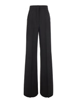 Black Regular Flat Front Pant 1