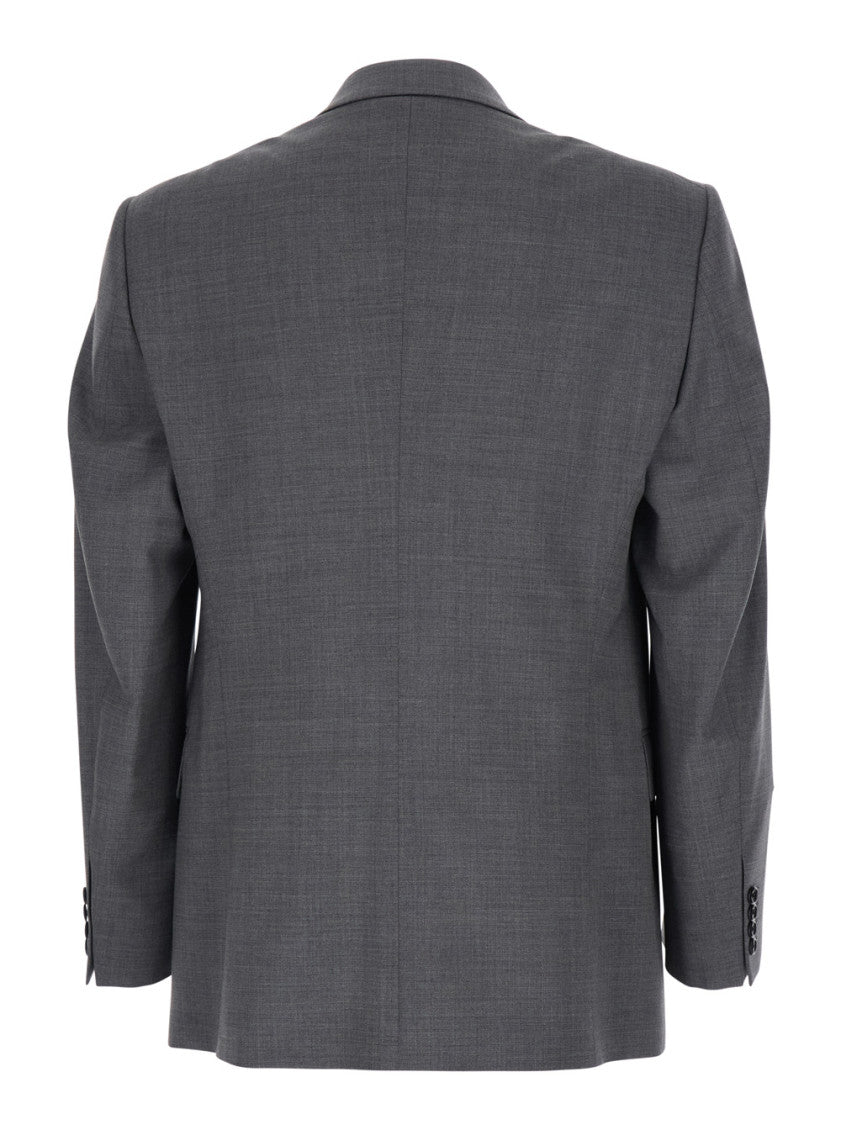 Grey Double Breasted Blazer 2