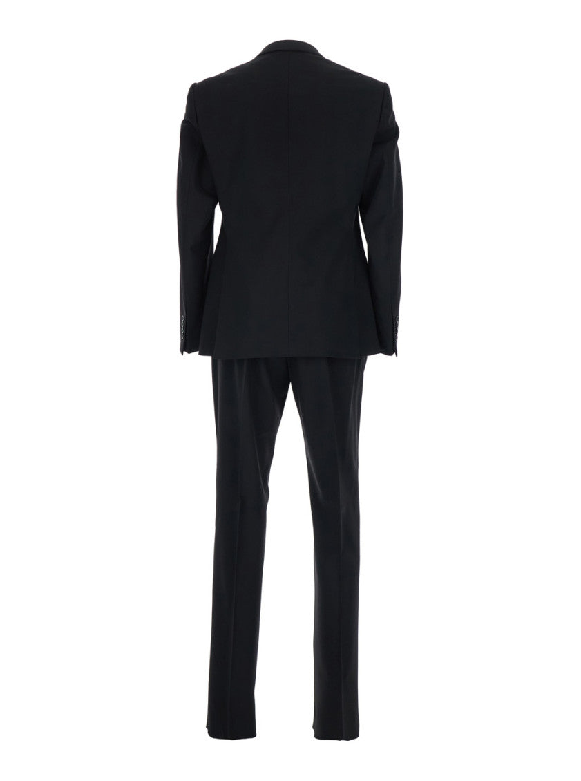 Black Single Breasted Suit 2