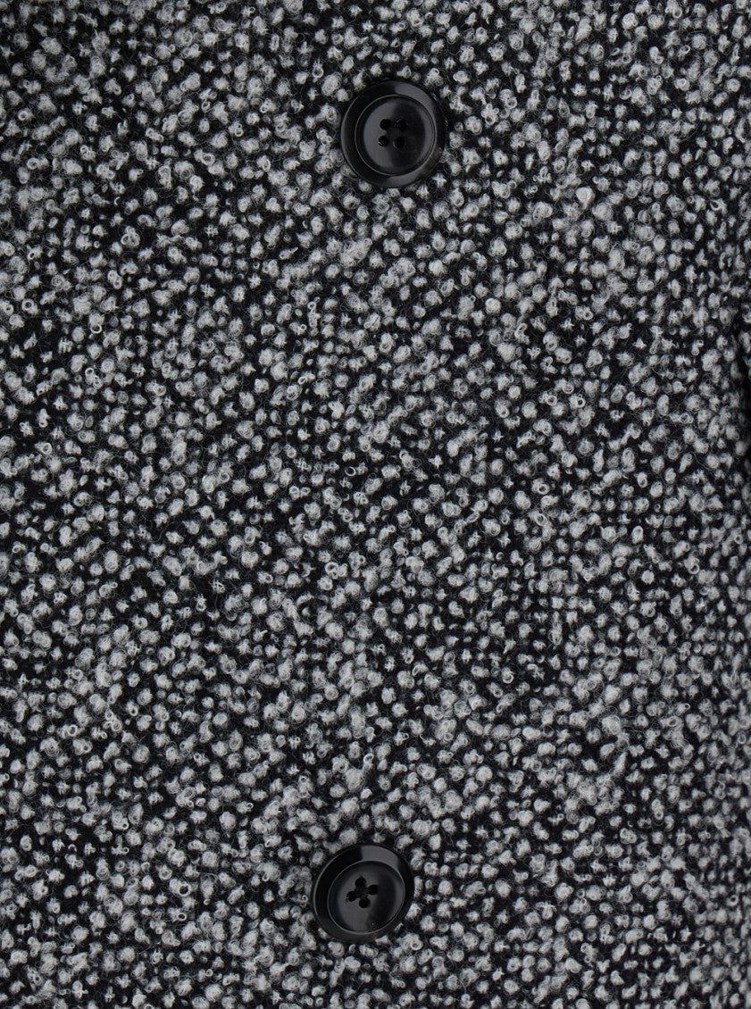 Black Double Breasted Coat 3