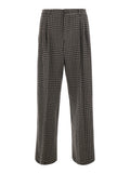 Grey Regular Houndstooth Trousers 1