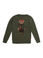 Boys Green Graphic Sweater 1