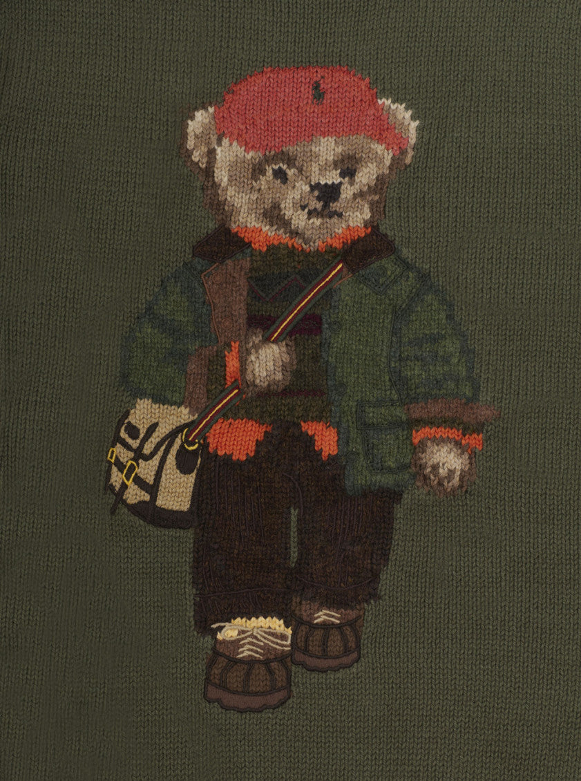 Boys Green Graphic Sweater 3