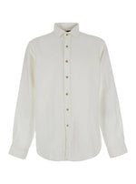 White Regular Solid Shirt 1