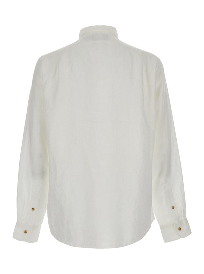White Regular Solid Shirt 2