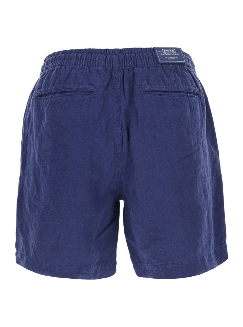 Blue Relaxed Bermuda Shorts 2