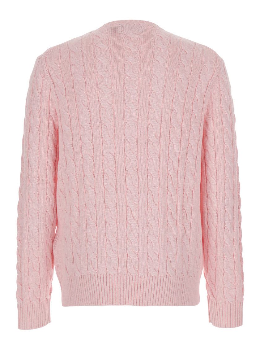 Pink Crew Neck Sweater 2