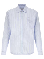 Light Blue Zip Up Shirt 1