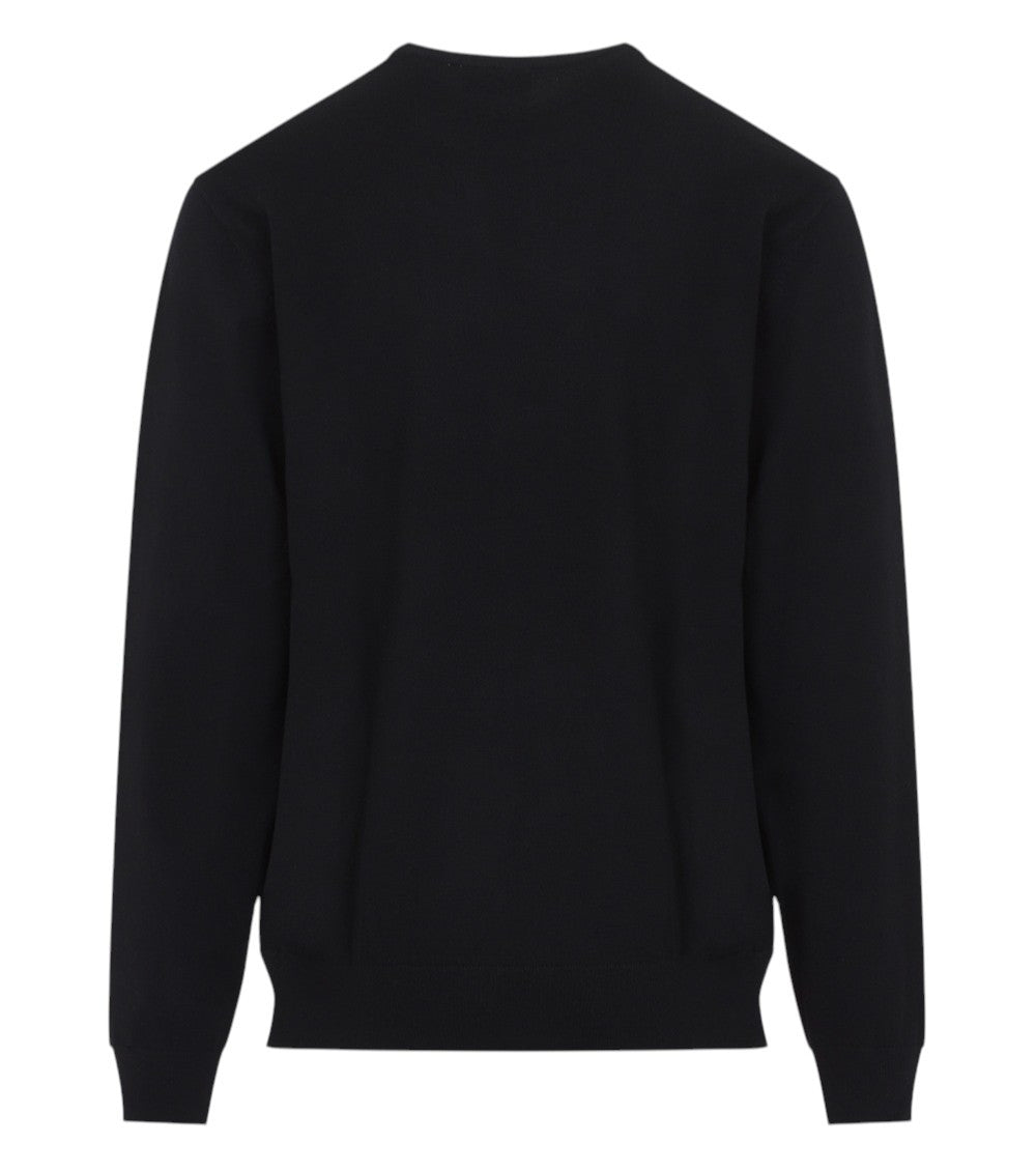 Black Crew Neck Sweater 2