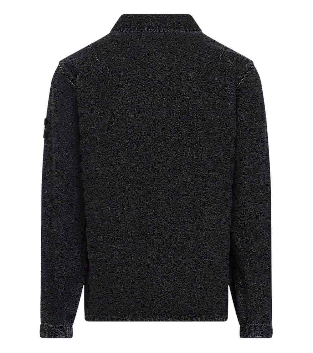 Black Regular Shirt Jacket 2