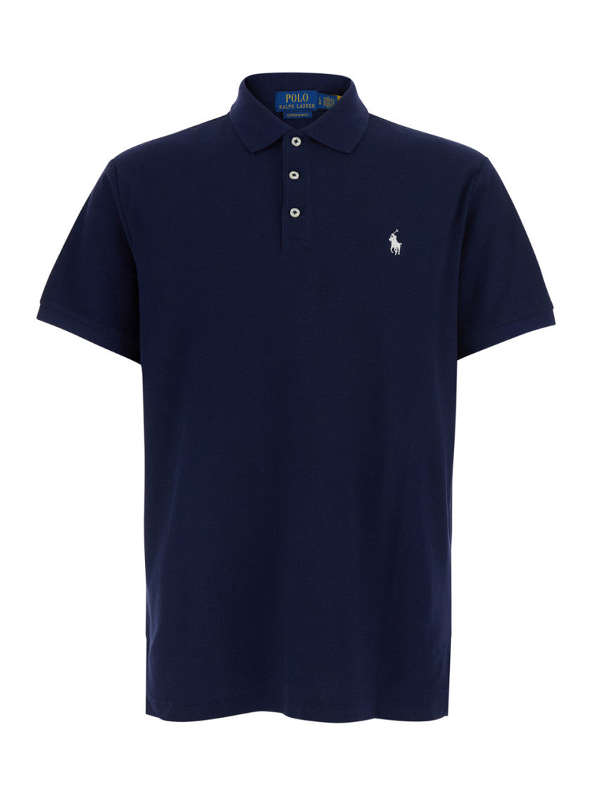 Navy Blue Logo Polo 1