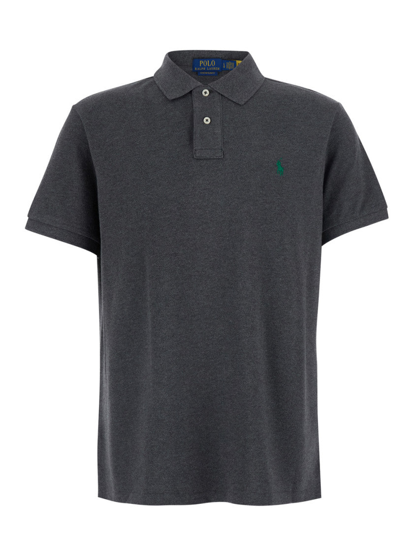 Grey Regular Logo Polo 1