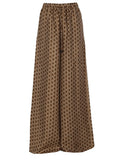 Brown Loose Elasticated Pant 1