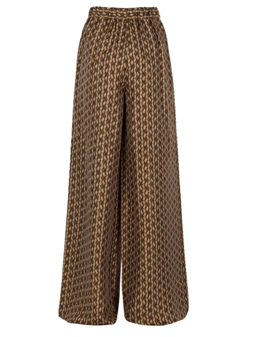 Brown Loose Elasticated Pant 2