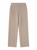 Beige Regular Flat Front Pant 1