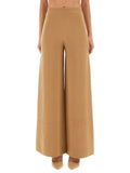 Beige Loose Elasticated Pants 1