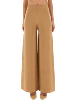 Beige Loose Elasticated Pants 1