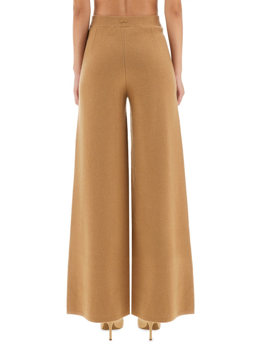 Beige Loose Elasticated Pants 2