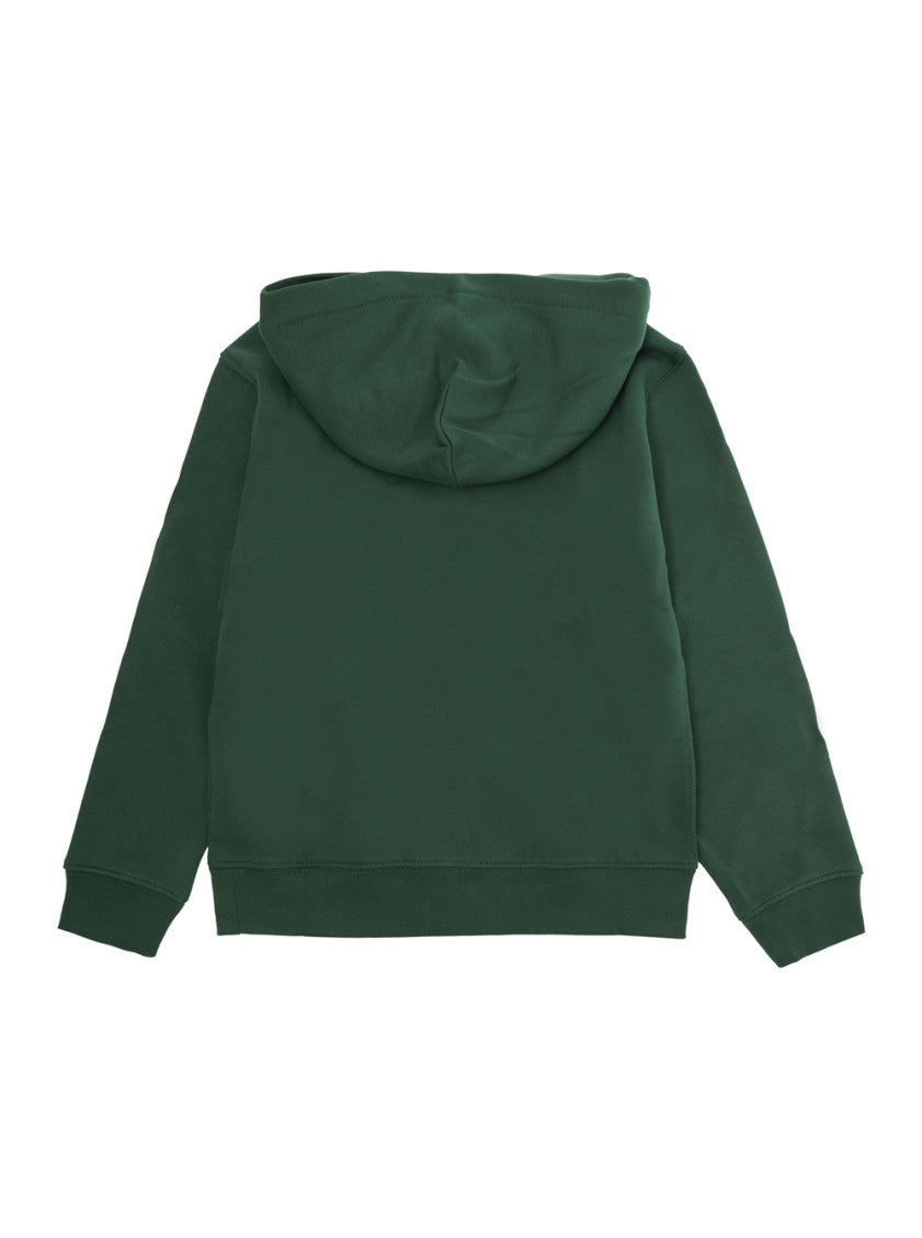 Boys Green Logo Hoodie 2