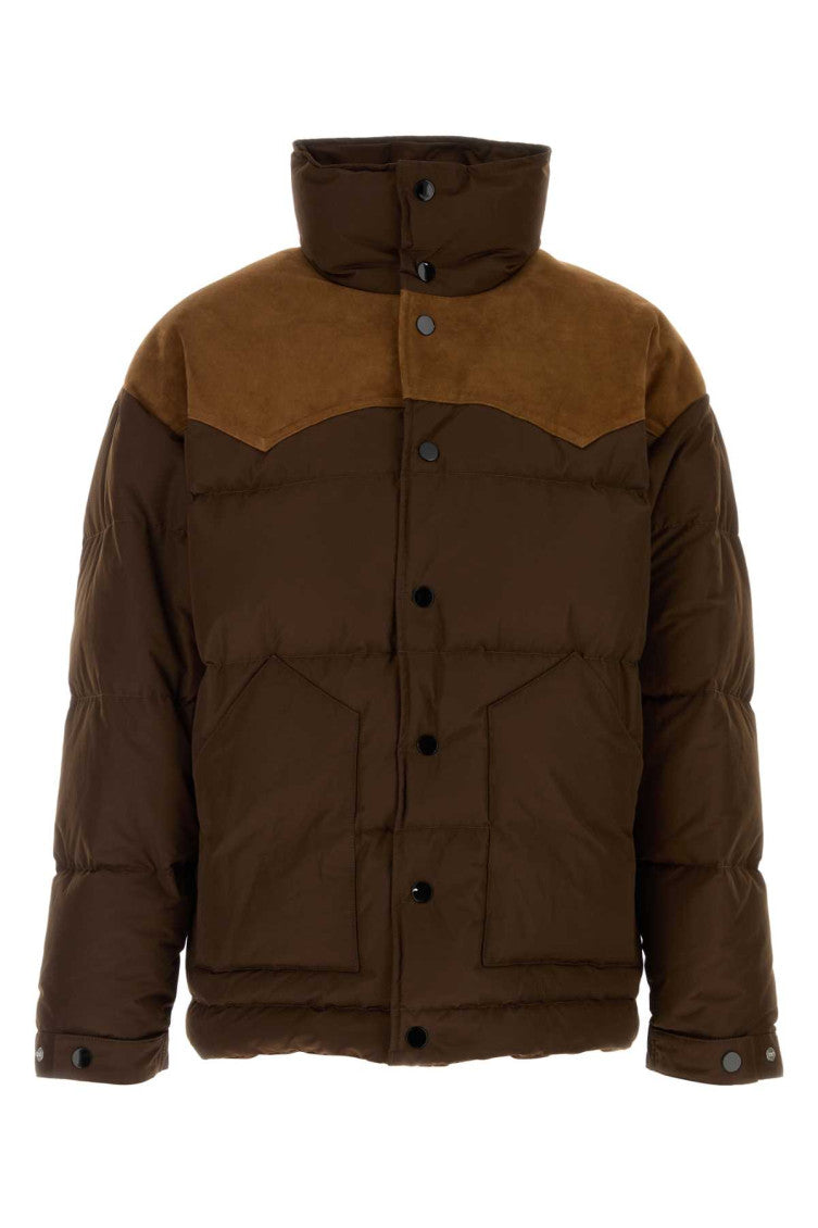 Dark Brown Quilted Jacket 1