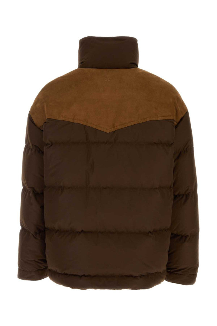 Dark Brown Quilted Jacket 2