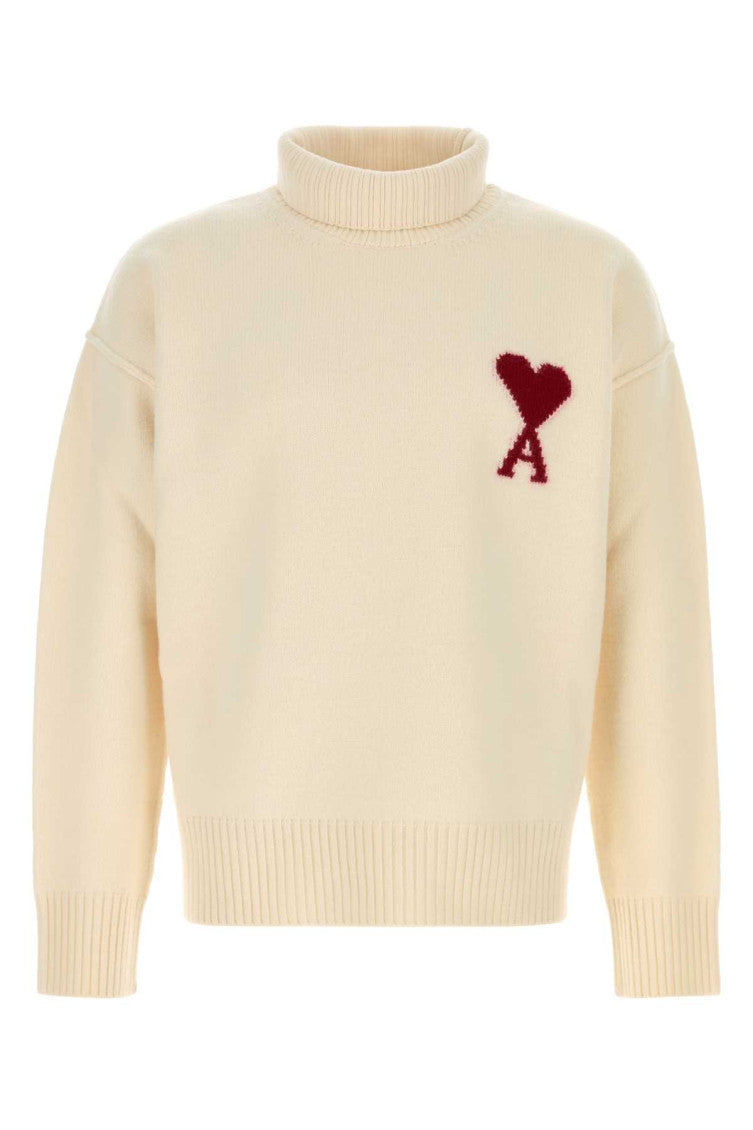 Off White Embroidered Sweater 1