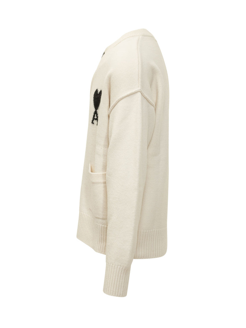 Off White Logo Cardigan 3