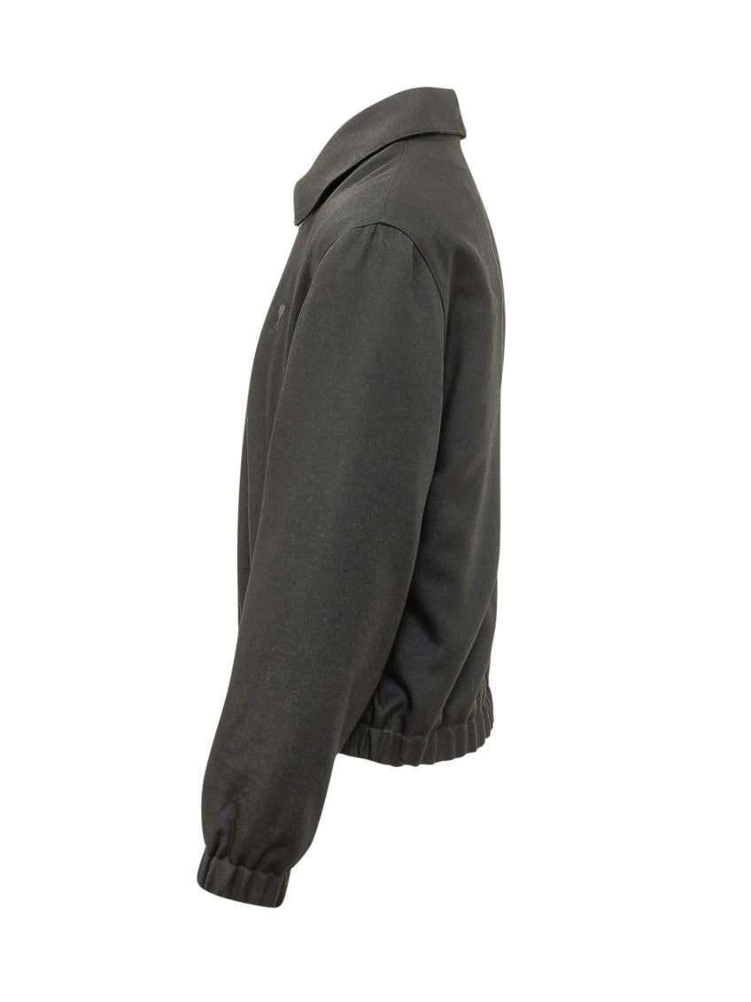 Black Shirt Collar Jacket 3
