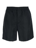 Black Regular Solid Shorts 1