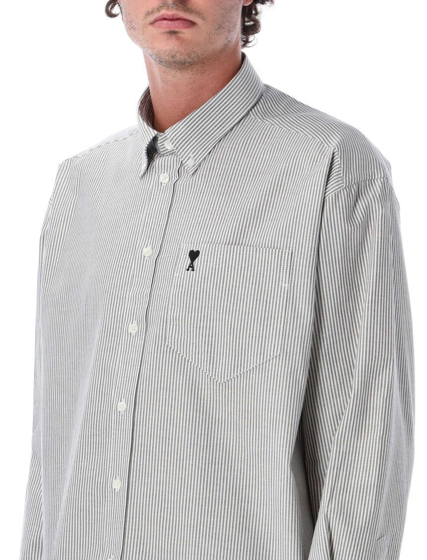 White Boxy Stripes Shirt 3