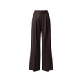 Dark Brown Tailored Pleated Pant 1