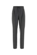 Grey Tapered Drawstring Pant 1