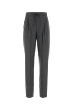 Grey Tapered Drawstring Pant 1