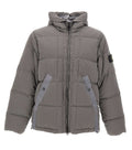 Grey Quilted Hood Jacket 1