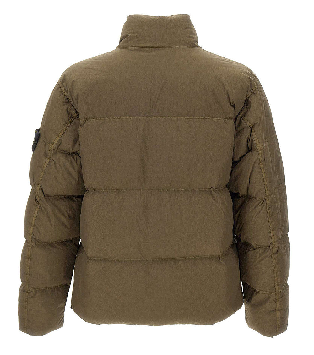 Green Mock Collar Jacket 2