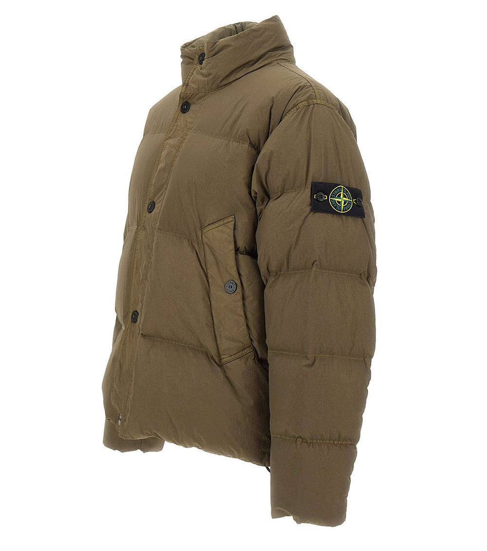 Green Mock Collar Jacket 3