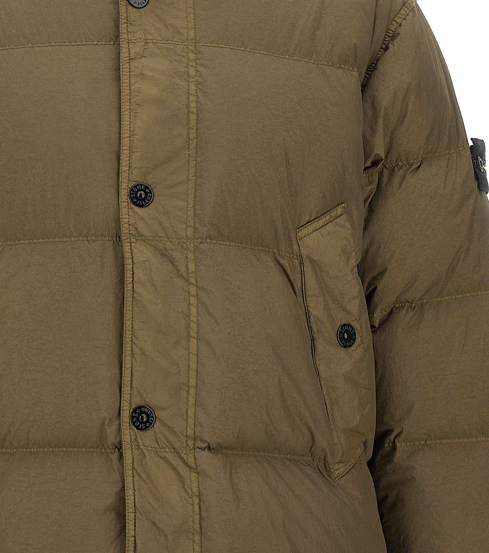 Green Mock Collar Jacket 4