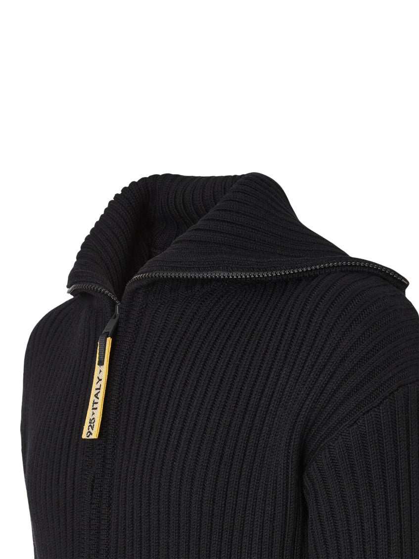 Black Regular Knitted Cardigan 3