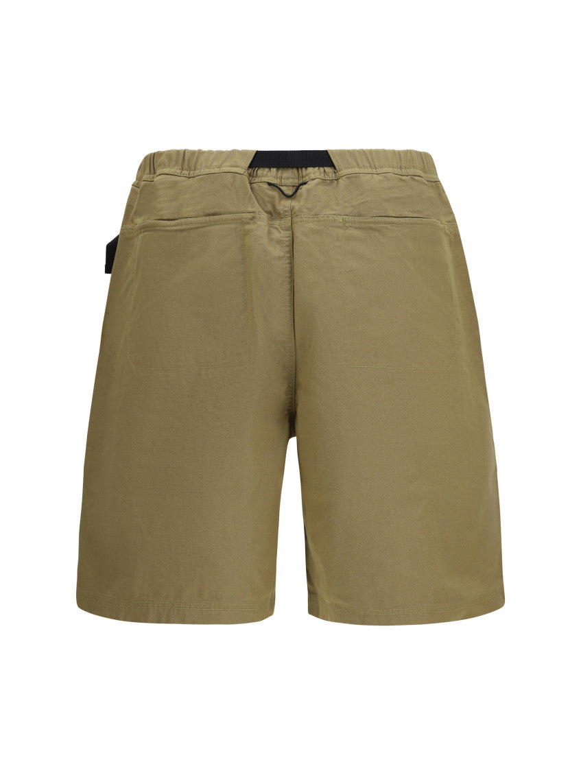 Green Relaxed Solid Shorts 2