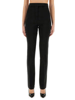 Black Slim Flat Front Pant 1