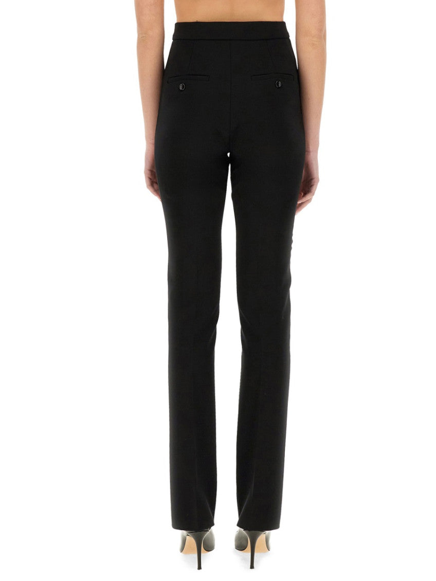 Black Slim Flat Front Pant 2