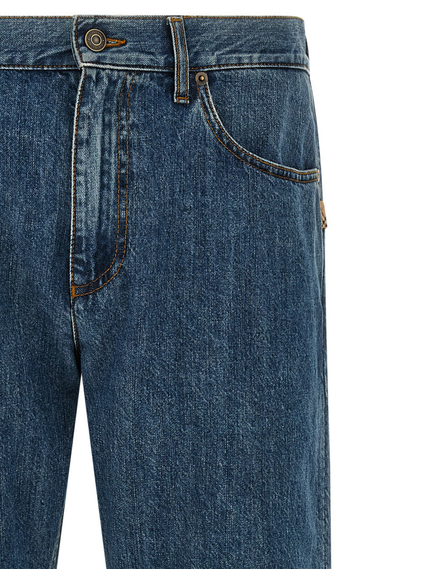 Blue Low Rise Jeans 3