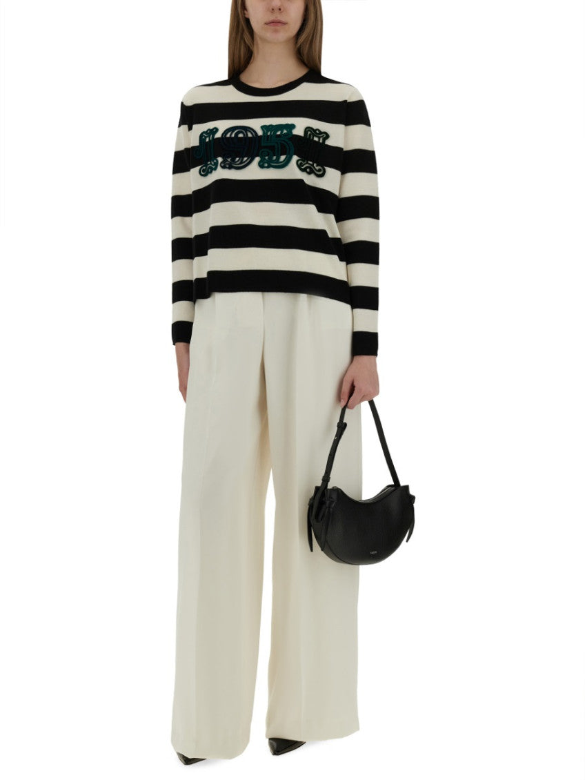 White Loose Pleated Pant 3