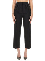 Black Tailored Pleated Pant 1